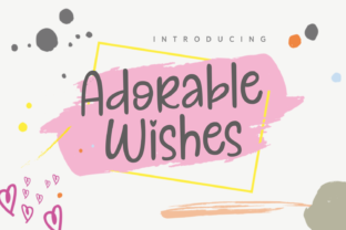 Adorable Wishes: A Charming Script Font for Editorial Design