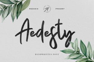 Aedesty: The Modern Handwritten Font for Small Business Branding