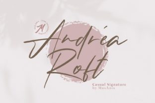 Andrea Roft: A Bold Handwritten Font for Editorial Design