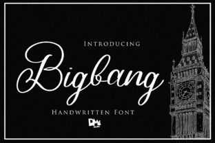 Bigbang Font: A Vintage Script for Handmade Brands