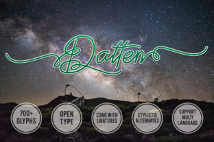 Datten Font Review: A Charming Handwritten Typeface for Brands