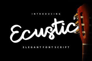 Ecustic Font: The Perfect Handwritten Typeface for Crafters