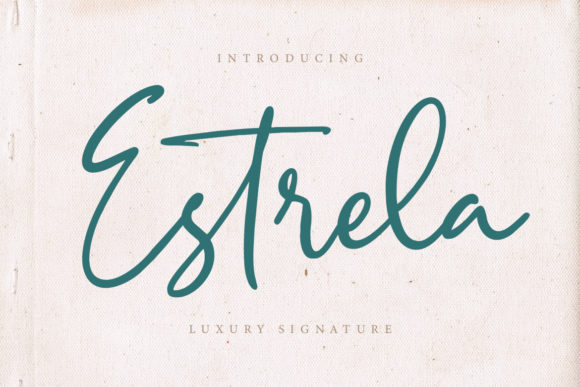 Estrela: A Handwritten Font for Editorial Charm