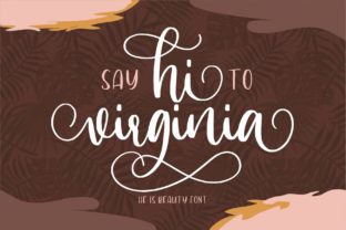Hi Virginia Font: A Bold Handwritten Typeface for Web Design