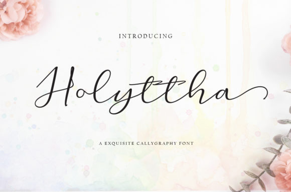 Holyttha: A Script Font for Editorial Warmth