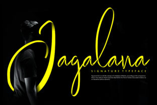 Jagalana: A Sophisticated Script Font for Editorial Design