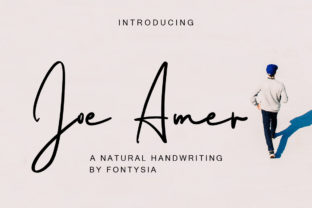 Joe Amer: A Modern Handwritten Font for Web Design