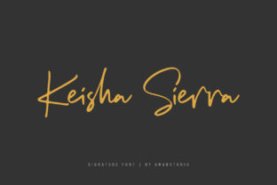 Keisha Sierra: A Handwritten Font for Modern Web Design