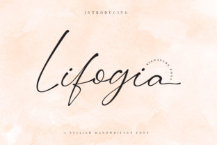 Lifogia: A Modern Script Typeface for Digital Design