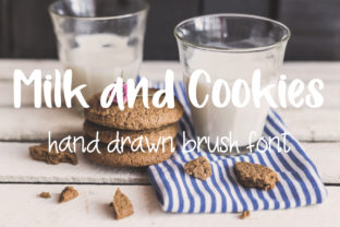 Milk and Cookies: A Handwritten Font for Sweet Branding