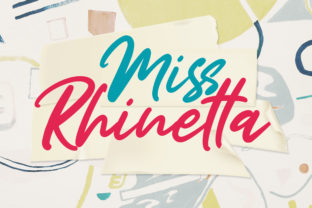 Miss Rhinetta: A Bold Script Font for Modern Web Design