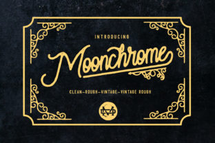 Moonchrome: A Bold Handwritten Font for Editorial Design