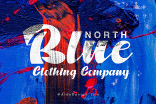 North Blue: A Bold Handwritten Font for Branding