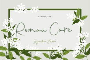 Roman Care Font Review: A Bold Handwritten Typeface for Brands