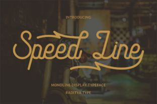 Speed Line: A Vintage Script Font for Modern Web Design