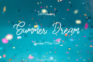 Summer Dream: A Handwritten Typeface for Editorial Design