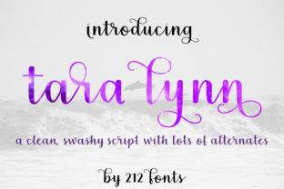 Tara Lynn Font: A Script Typeface for Polished Branding